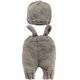 thumbnail image 2 of KAKOWELY 1 juego de gorro y tirantes de punto para niños, kit de disfraz para bebé, accesorios de fotografía, 2 of 4