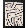 thumbnail image 2 of Barnes, Victoria 19x24 Black Modern Framed Museum Art Print Titled - Spliced Lines IV, 2 of 5