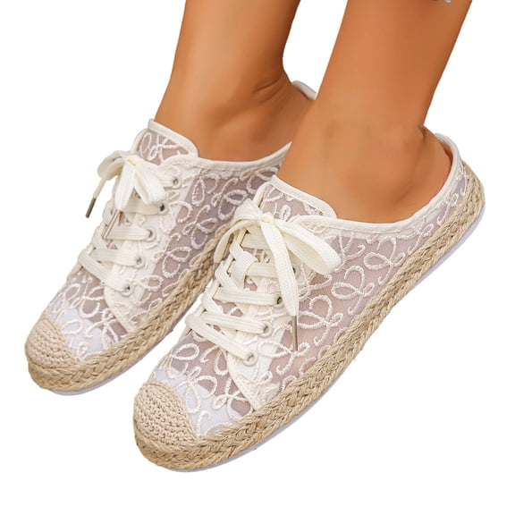 Willtoo Wedding Shoes Bridal Sneakers Flats Bride Tennis Shoes Flowers Lace Sneakers