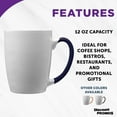 thumbnail image 2 of Java Two-Tone Coffee Mugs 12 oz. Set of 10, Bulk Pack - Perfect for Coffee, Tea, Espresso, Hot Cocoa, Other Beverages - Cobalt Blue, 2 of 4