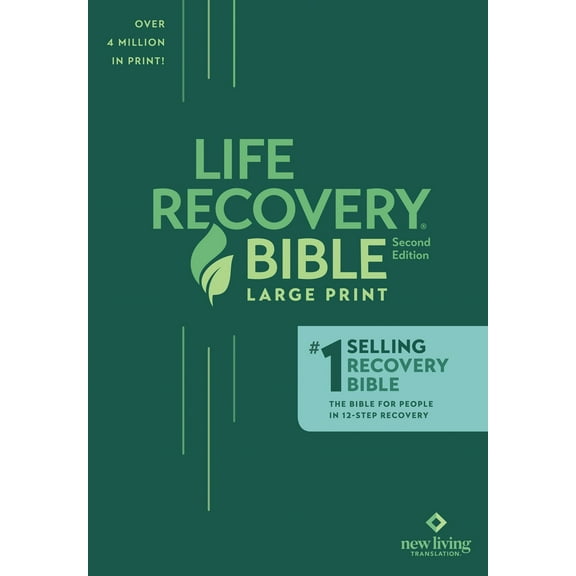 NLT Life Recovery Bible/Large Print (Second Edition)-Softcover
