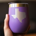 thumbnail image 3 of Bevvee Insulated Wine Tumbler 12 oz State Of Texas Texas Enthusiast Gifts Tumblers, 3 of 4