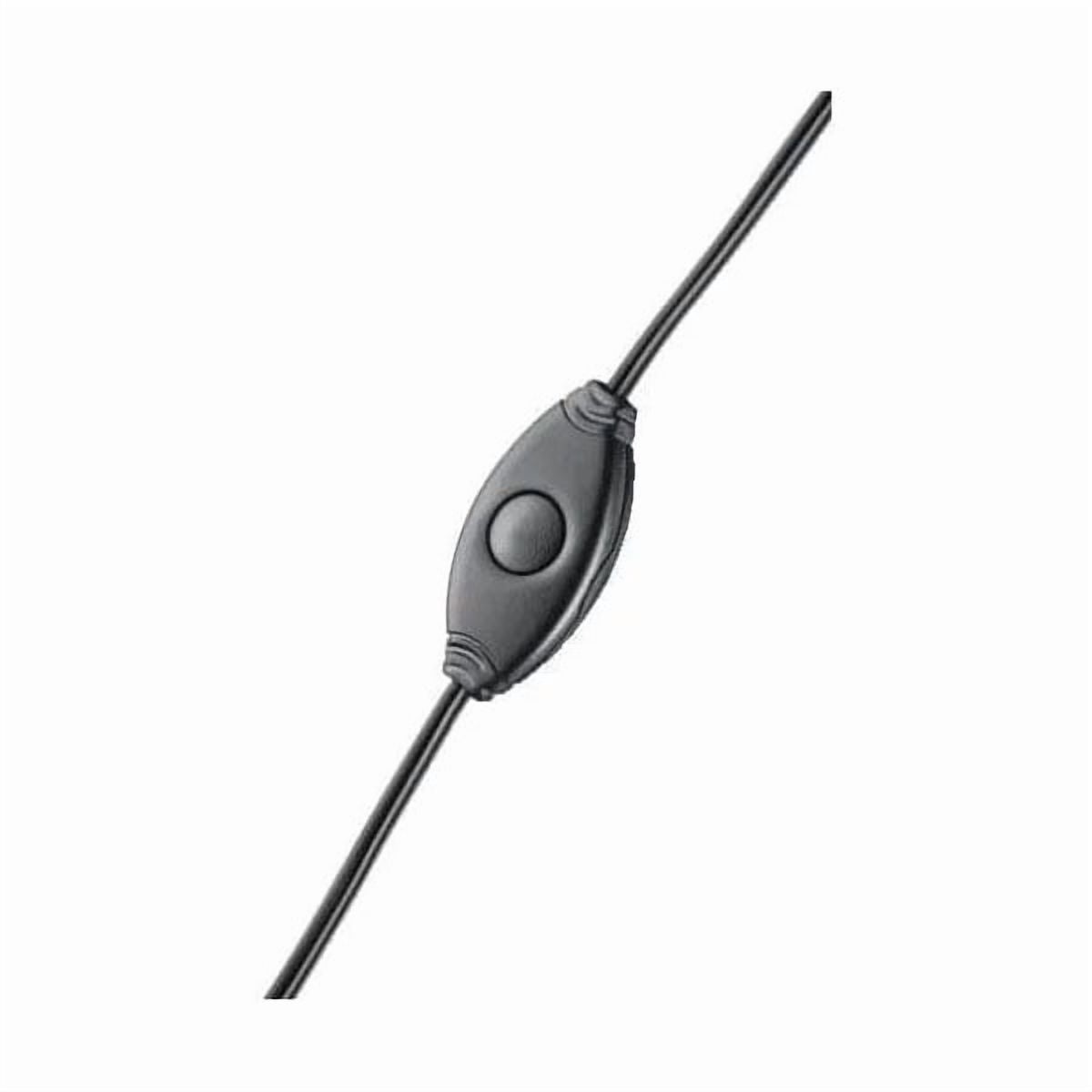 Wired Earphone for Motorola Moto Tab G62/Tab G70 - with Boom Mic Ear-hook 3.5mm Adapter Single Earbud Headphone Hands-free Microphone