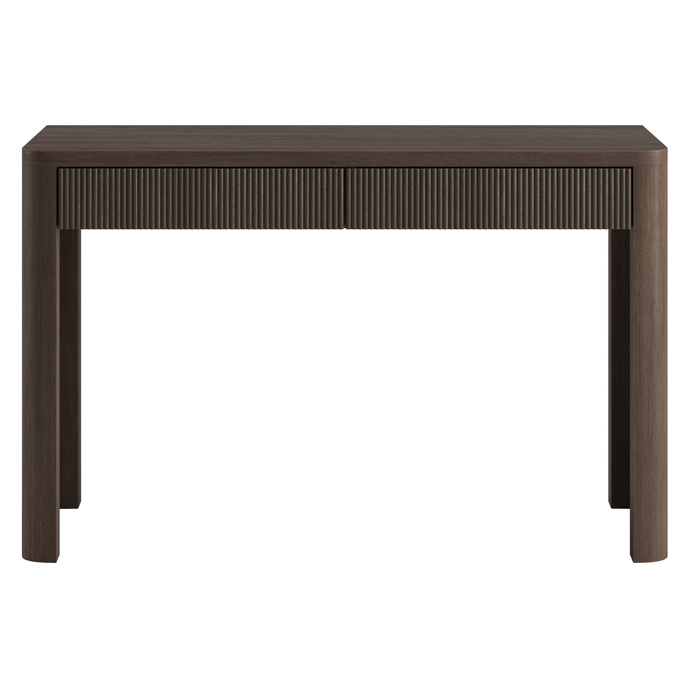 Evelyn&Zoe Modern/Contemporary 47.5" Wide Brown Oak Home Office