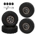 thumbnail image 3 of 4pcs 1.0 Neumáticos Insertos de espuma RC Neumáticos Metal Crawler Tires para 1/24 RC Crawler Car Sywqhk libre de BPA, 3 of 8