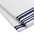 Mainstays 4Pack 16”x26” Woven Kitchen Towel Set, Navy Blue