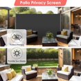 thumbnail image 2 of Pirecart 118" x 71" Retractable Side Screen Awning, UV Resistant, Waterproof Patio Privacy Screen, 2 of 9