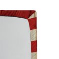 thumbnail image 2 of Ambesonne USA Fitted Sheet, Independence Day in July, Twin XL Size, Cream Red Navy Blue, 2 of 2