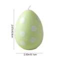 thumbnail image 2 of Easter Eggs Candle Colorful Polka Dots Scented Egg Shaped Candle Spring Votive Candles Gift for Party Birthday Baby Shower Wedding, 2 of 6
