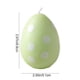 thumbnail image 3 of Easter Polka Dots Scented Egg Shaped Candle Gift Decorative Item, 3 of 8