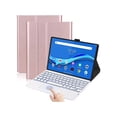 thumbnail image 1 of Wireless Touchpad Keyboard Case for Lenovo Tab K10 10.3 inch 2021 / Lenovo Tab M10 FHD Plus 2020 2nd Gen 10.3 inch Slim Shell Stand Cover with Detachable Keyboard, 7 Colors Backlit Rose Gold, 1 of 7