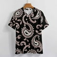 thumbnail image 4 of Paisley T-Shirts Casual T-Shirt Short Sleeve Women Trendy Tshirt Beach Custom Tops, 4 of 5