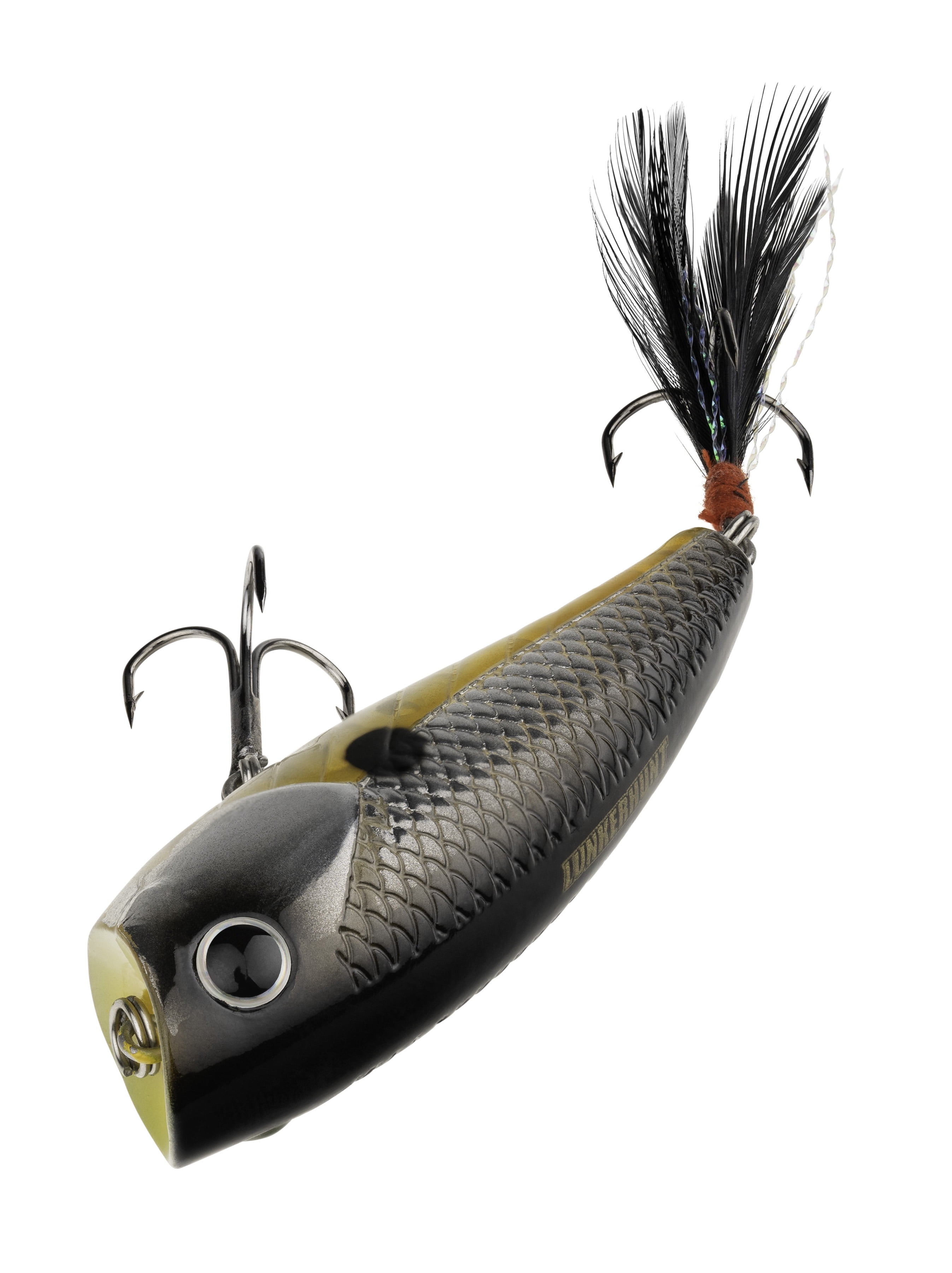 Lunkerhunt Impact Crush - Silver Side - 1/3 oz Floating Popping Fishing Lure