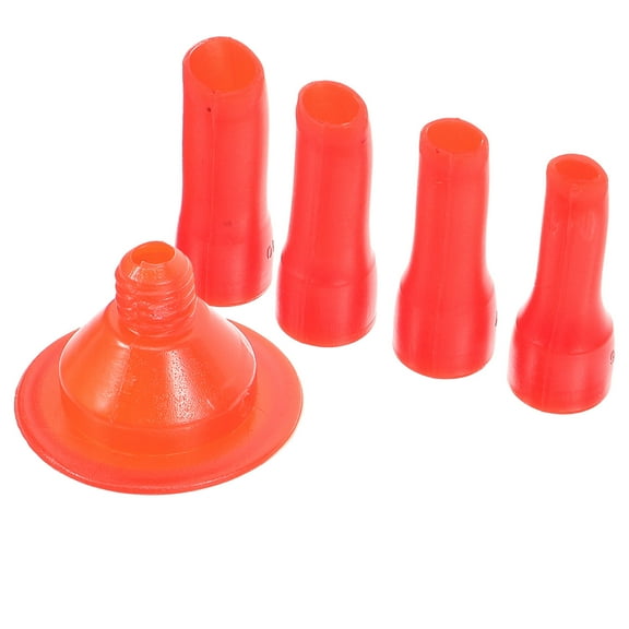 FONDOTIN Caulk Extension Nozzle Caulking Nozzle Applicator Plastic 4Pcs Red