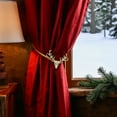 thumbnail image 7 of Christmas Deer Curtain Holdbacks - Metal Spring Curtain Tie Backs, Fast-Snap Reindeer Drapery Hooks for Holiday Windows, 7 of 7