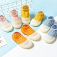 thumbnail image 3 of Baiways Baby Toddler Sock Shoes Non-Skid Slipper with Rubber Soft Sole Breathable Reseau Walking Shoes for Infant Girls Boys, 3 of 4