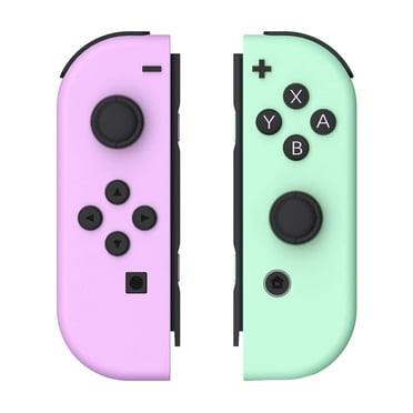 Switch Controller for Nintendo Switch Joypads (L/R), Wireless Remote Gaming Controller, Purple/Green
