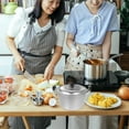 thumbnail image 4 of WEUVEB 1Pc Multifunctional Black Kitchen Steam Pot Resistant to Heat Rust and Break, 4 of 8