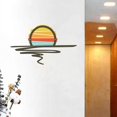 thumbnail image 1 of Sunset Metal Wall Art Collection Hanging Ornament Collection Boho Wall Decoración de la pared Decoración de esculturas de pared para dormitorios de, 1 of 8