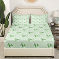 thumbnail image 3 of Erosebridal Ribbon Bow Sheet Set Queen, Chic Bowknot Bedding Sets Queen Size, Fairy Tale Decor 4 Pieces, 3 of 7