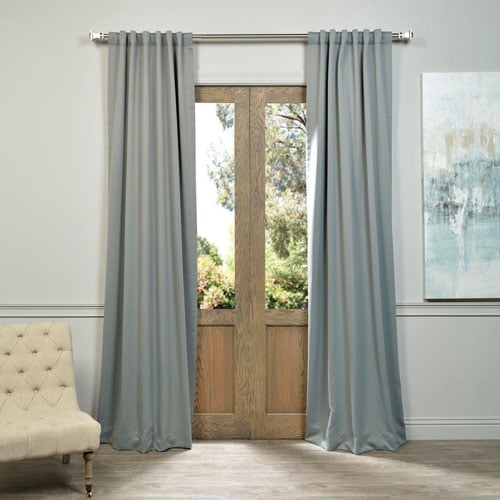 Neutral Grey 50 X 108-Inch Blackout Curtain Pair 2 Panel - Walmart.com