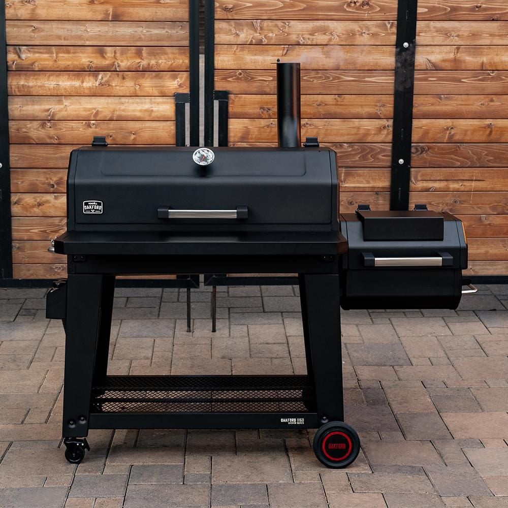 Oakford 1150 Reverse Flow Offset Smoker Charcoal Grill