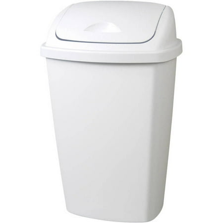 Sterilite 13 2 Gal 50 L Swingtop Wastebasket White