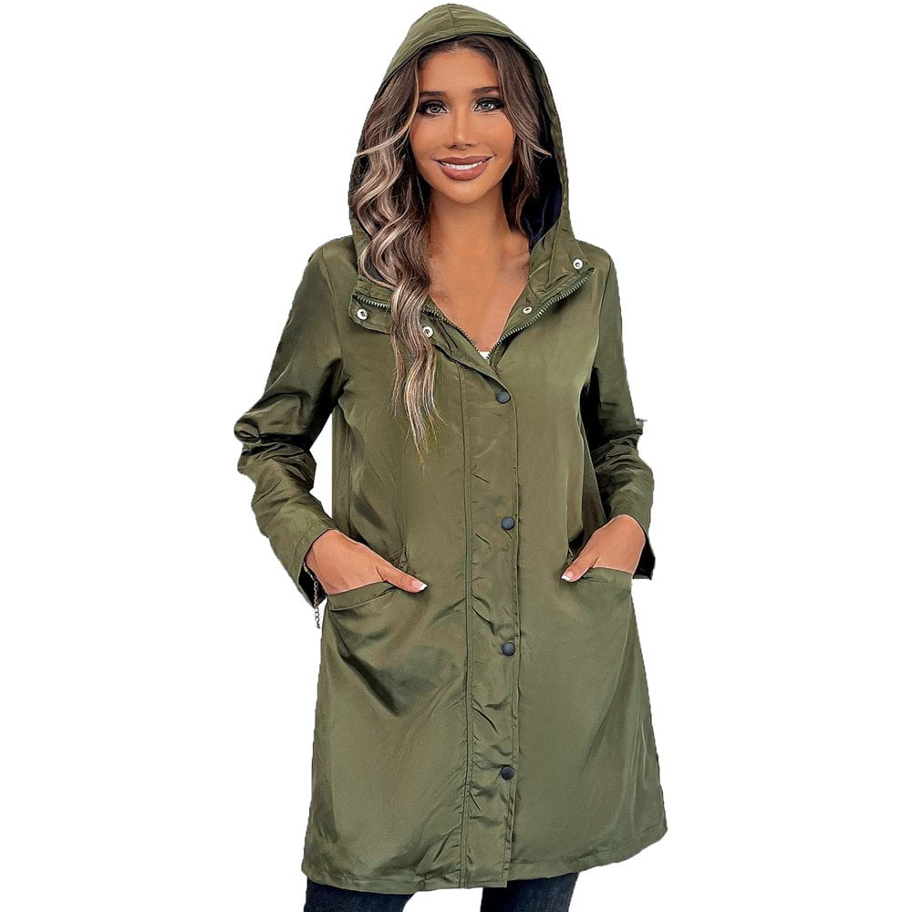 Ladies summer raincoat with hood best sale