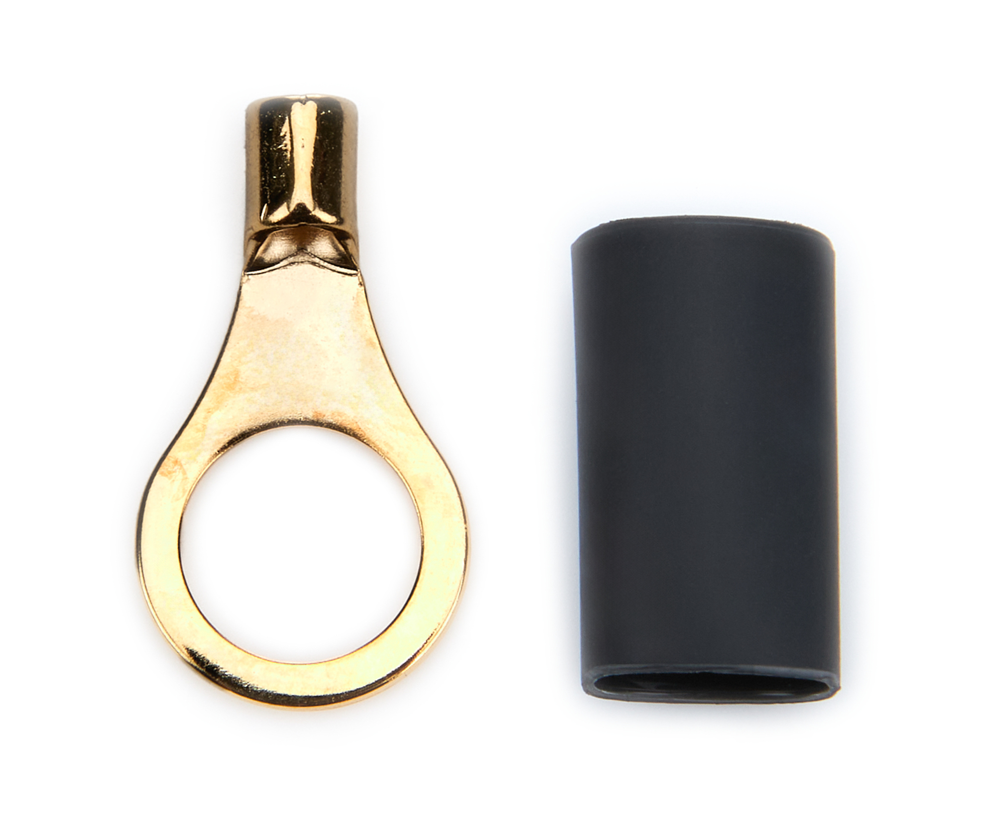 Quickcar Racing Products Ring Terminal 5/16 14-16 GA. Pair w/Heat Shrink
