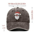 thumbnail image 4 of GBSYEWXS Women Baseball Cap Washed Distressed Cartoon Print Coffee Hat All-Season, 4 of 6