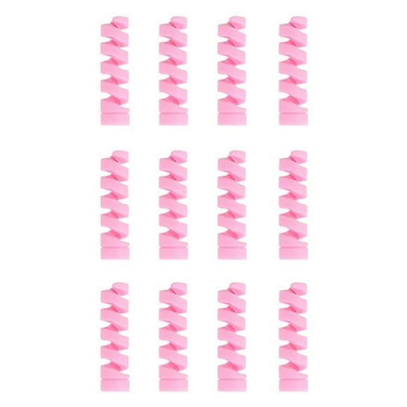 Koszal 12Pcs Spiral USB Charge Cable Protector Data Cord Saver Cover for iPhone Android