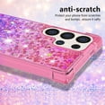 thumbnail image 4 of Compatible with Samsung Galaxy S24 Ultra Case Girls Women,Liquid Glitter Shockproof Back Cover Soft TPU Bumper Silicone Slim Protective Cover for Samsung Galaxy S24 Ultra Gradient Pink, 4 of 14