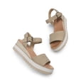 thumbnail image 3 of DREAM PAIRS Women's Open Toe Buckle Ankle Strap Espadrille Platform Wedge Sandals, 3 of 7