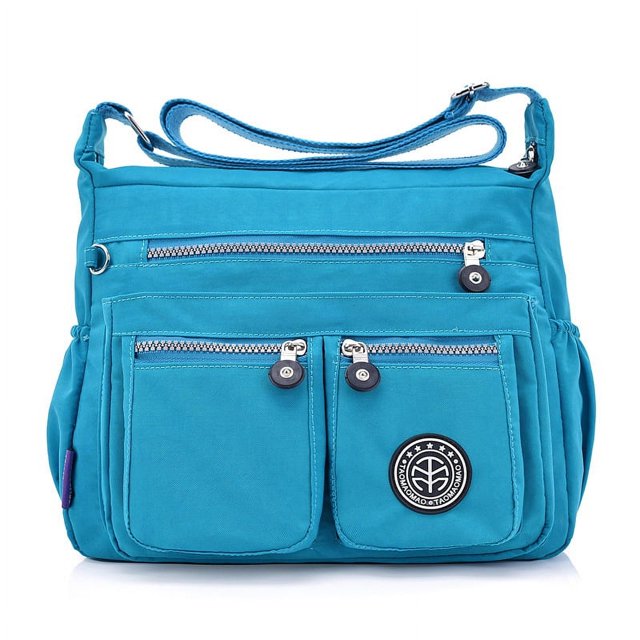 Bolso de verano estilo casual sencillo artístico ligero impermeable de nailon Oxford bolso de mujer bolso bandolera