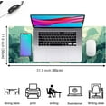 thumbnail image 2 of Cute Pastel Mint Green Forest Sage Desk Mat Anime Large Gaming Mouse Pad XL, Aesthetic Sunrise Laptop Computer Keyboard Mouse Mat, Women Office Desk Decor Cover Mat with Stitched Edges 31.5"x11.8", 2 of 6
