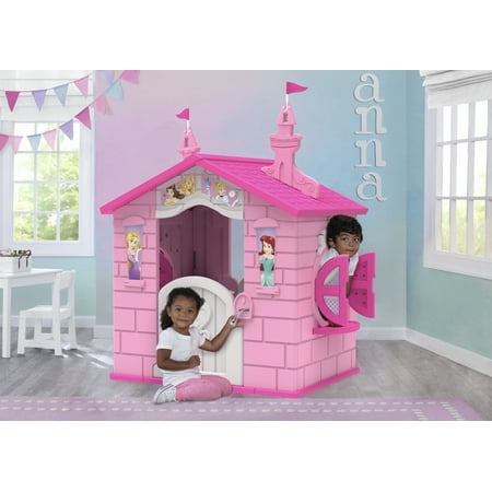Disney Princess Plastic Indoor,Outdoor Playhouse with Easy Assembly