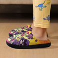 thumbnail image 6 of Teen Titans Go Slippers for Kids, Cute Soft Plush Anti-slip Fluffy Fuzzy House Slippers Warm Soft Plush Non-Slip Indoor Outdoor Slip-on Shoes for Boys Girls, 6 of 7