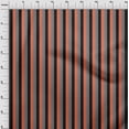 thumbnail image 3 of oneOone Cotton Jersey Dark Peach Fabric Stripes Sewing Craft Projects Fabric Prints By Yard 58 Inch Wide-F6V, 3 of 4