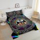 thumbnail image 3 of Juego de Cama de Acuarela con Planta Rústica para Niñas, 3 of 6