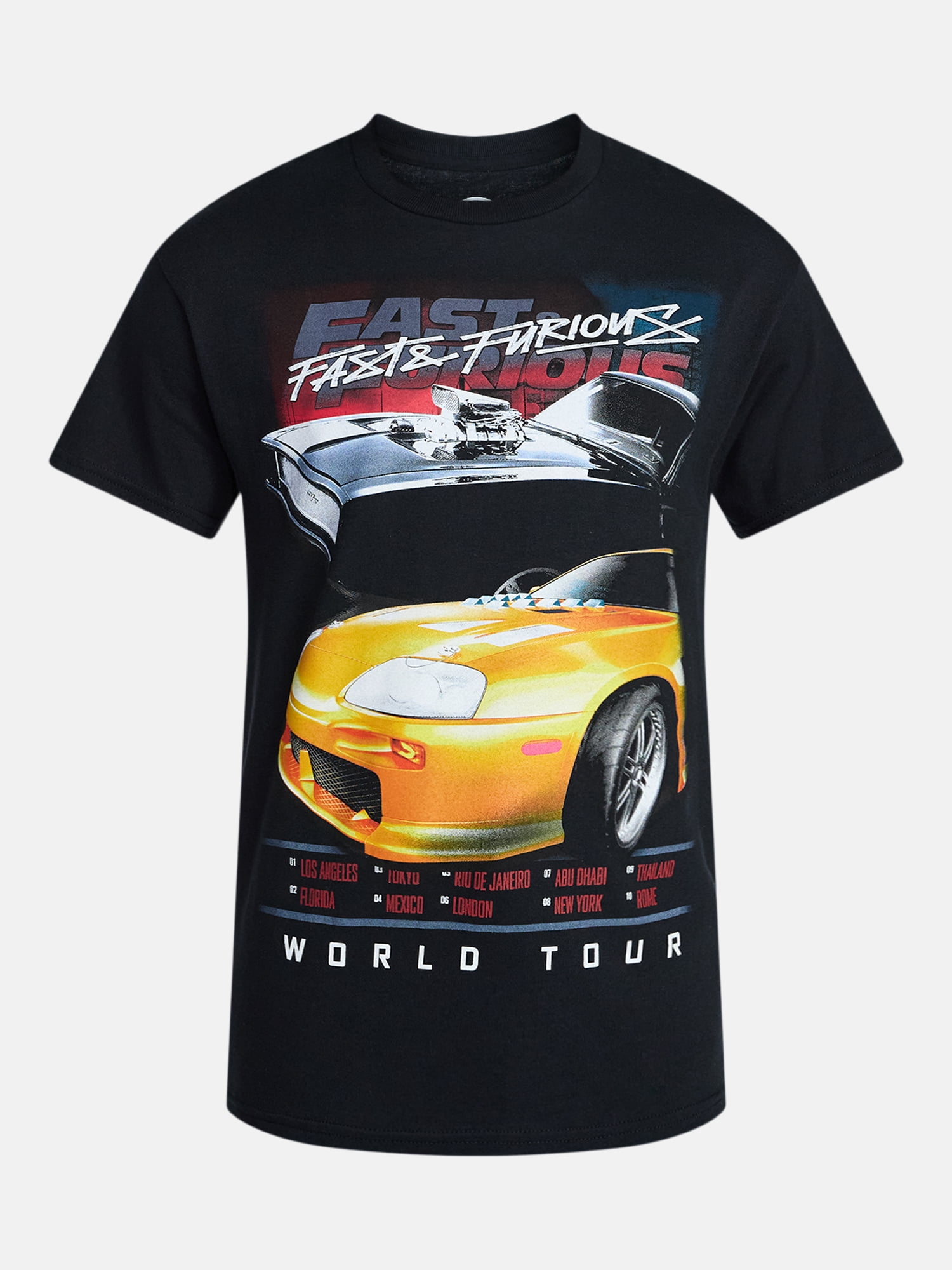 Fast & Furious Men’s & Big Men's Graphic Cotton Tee with Short Sleeves, Sizes S-3XL