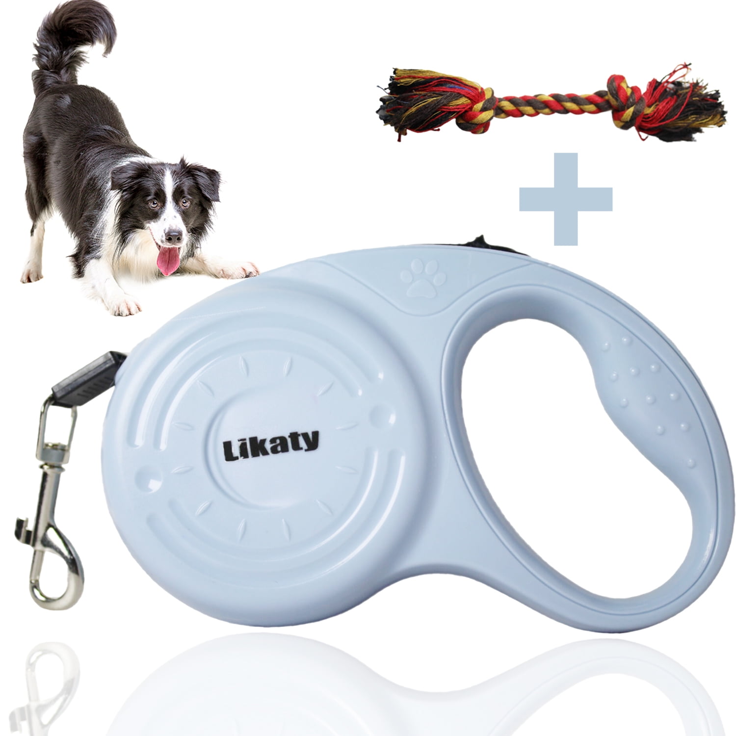 Heavy Duty Retractable Dog Leash,10ft Strong & Durable Walking Leash