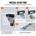 thumbnail image 5 of 2-Pack Wall Mount Garage Shelves, 4 ft x 1 ft Metal Storage Racks, 400 lbs Total Weight Capacity - Sturdy for Garage & Shed, 5 of 10