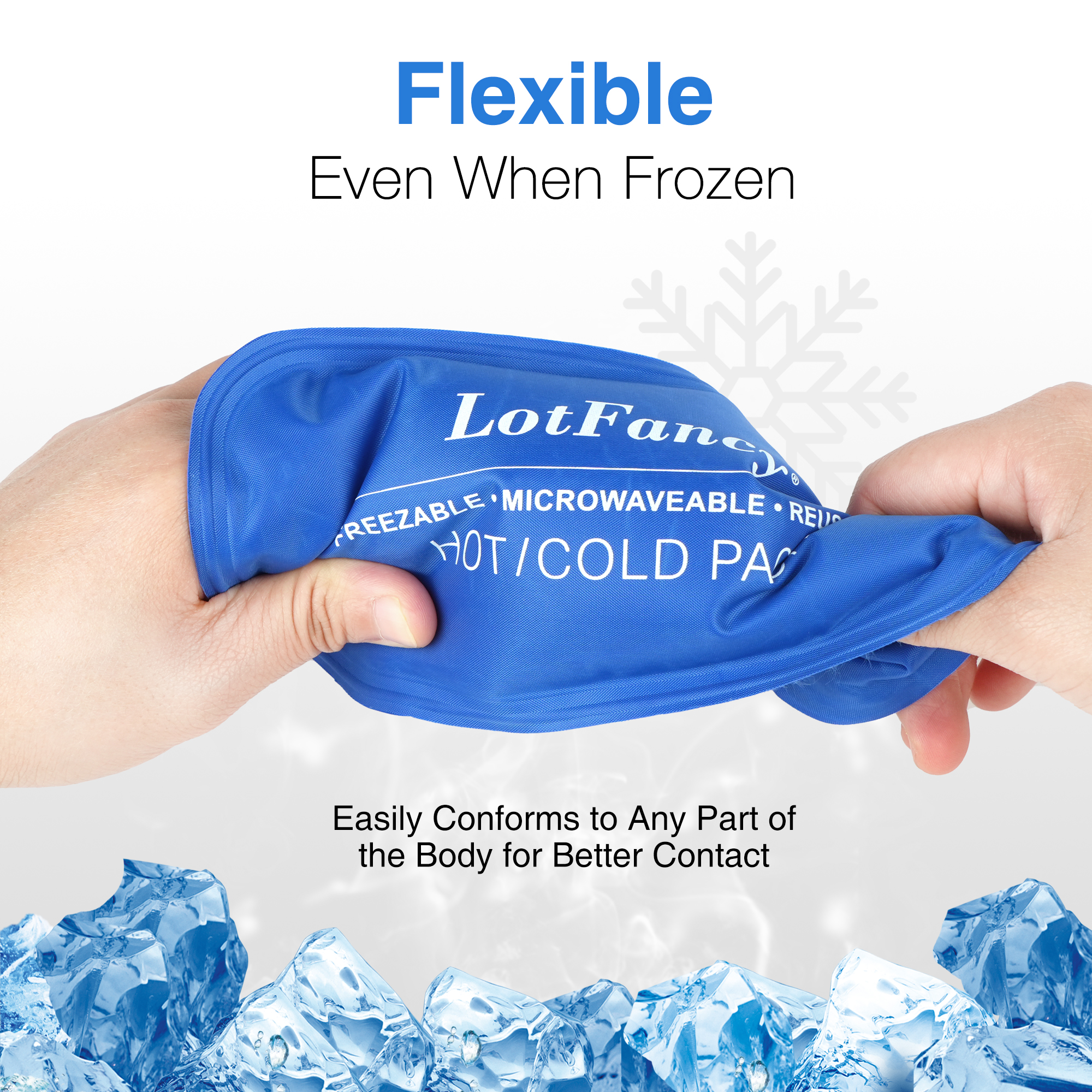 LotFancy Reusable Gel Ice Packs, 2-Pack photo 7