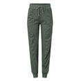 thumbnail image 4 of Womens Summer Pants Casual Quick Dry Sports Running Yoga Bound Leg Pants with Pocket Loose Long Women Pants Fall, 4 of 5