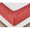thumbnail image 5 of Chezmoi Collection 6-Piece Mineral Red Sheet Set Queen - Extra Soft Breathable Brushed Microfiber Bed Sheets with 15" Deep Pocket & 4 Pillowcases, 5 of 5