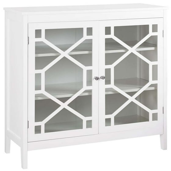 Riverbay Furniture 38 Curio Cabinet In White Com
