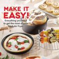 thumbnail image 2 of 4 Pcs Air Fryer Accessories 6 Inch Fit For Airfryer 2.3-3.2qt Baking Basket Pizza Plate Grill Pot K, 2 of 5