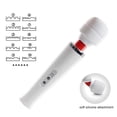 thumbnail image 5 of Baguette de Massage Personnelle Améliorée Sans Fil avec 10 Vibrations Magiques Puissantes, Baguette de Massage Électrique Portative pour Massage Complet du Corps et Soulagement de la Douleur, Blanc, 5 of 5
