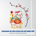 thumbnail image 2 of Abbraccia Pegatina Año del Caballo, calcomanía estacional 2026, decoración recortada Año Nuevo, 2 of 6