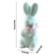thumbnail image 3 of Easter Flocking Ornaments Plush Bunny Spring Decoration Scene Arrangement Gift, 3 of 9